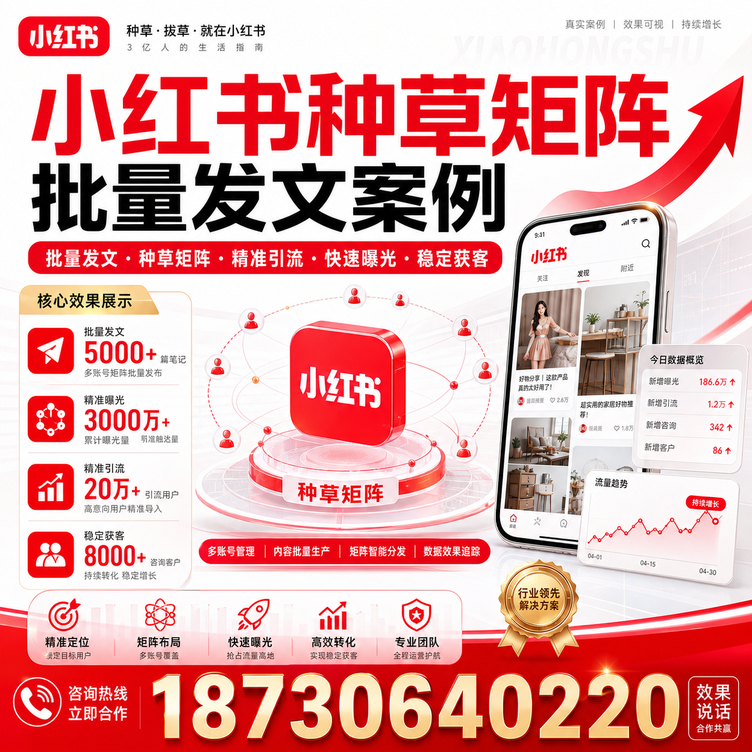 宜宾小红书种草矩阵批量发文案例