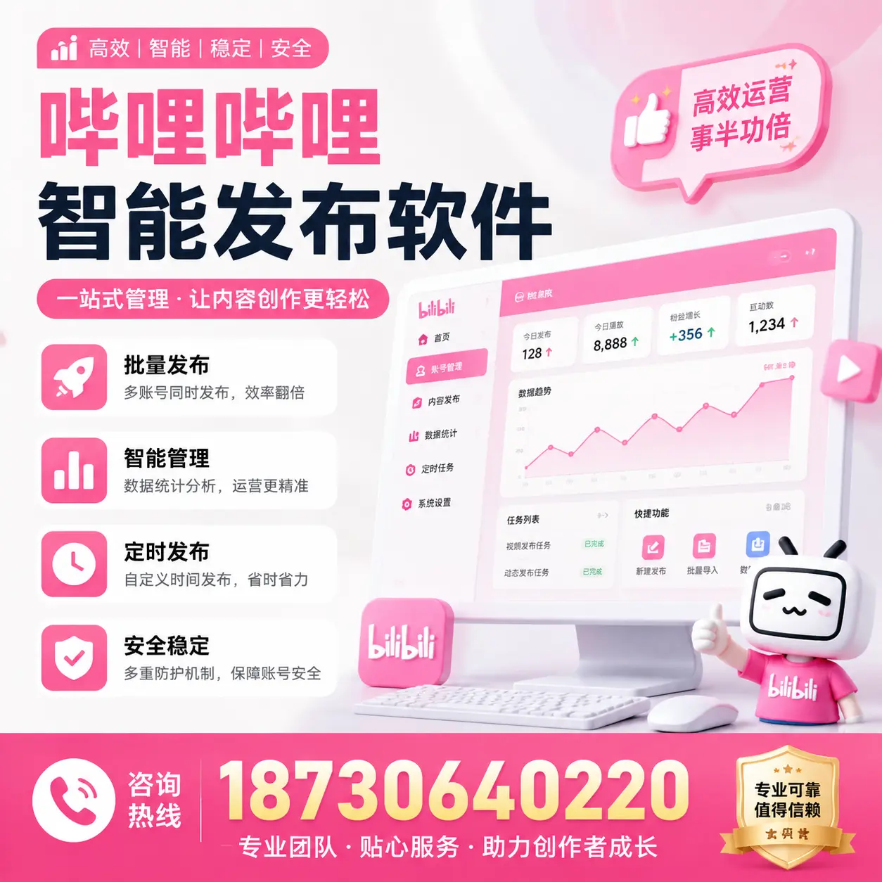 如何评估哔哩哔哩智能发布软件的ROI？宜宾 企业必读